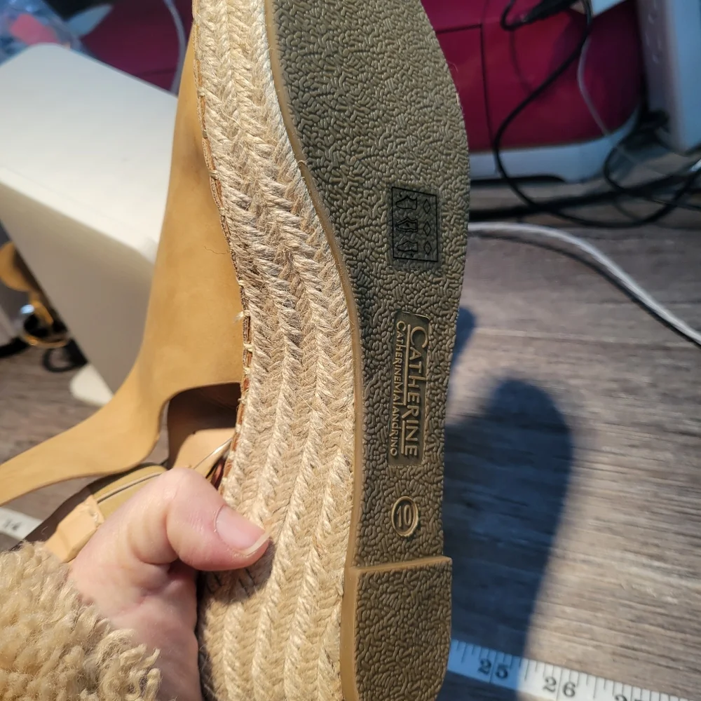 Catherine Malandrino NEW Espadrille Wedge Sandals Size‎ 10